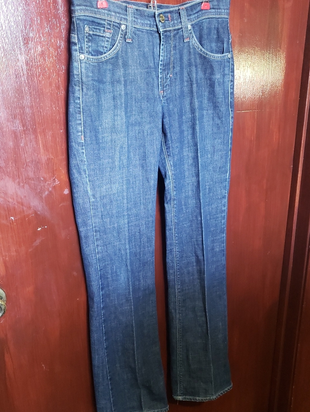 Women's Straight-Leg Jeans in Dark Blue Wash James Cured Brand
